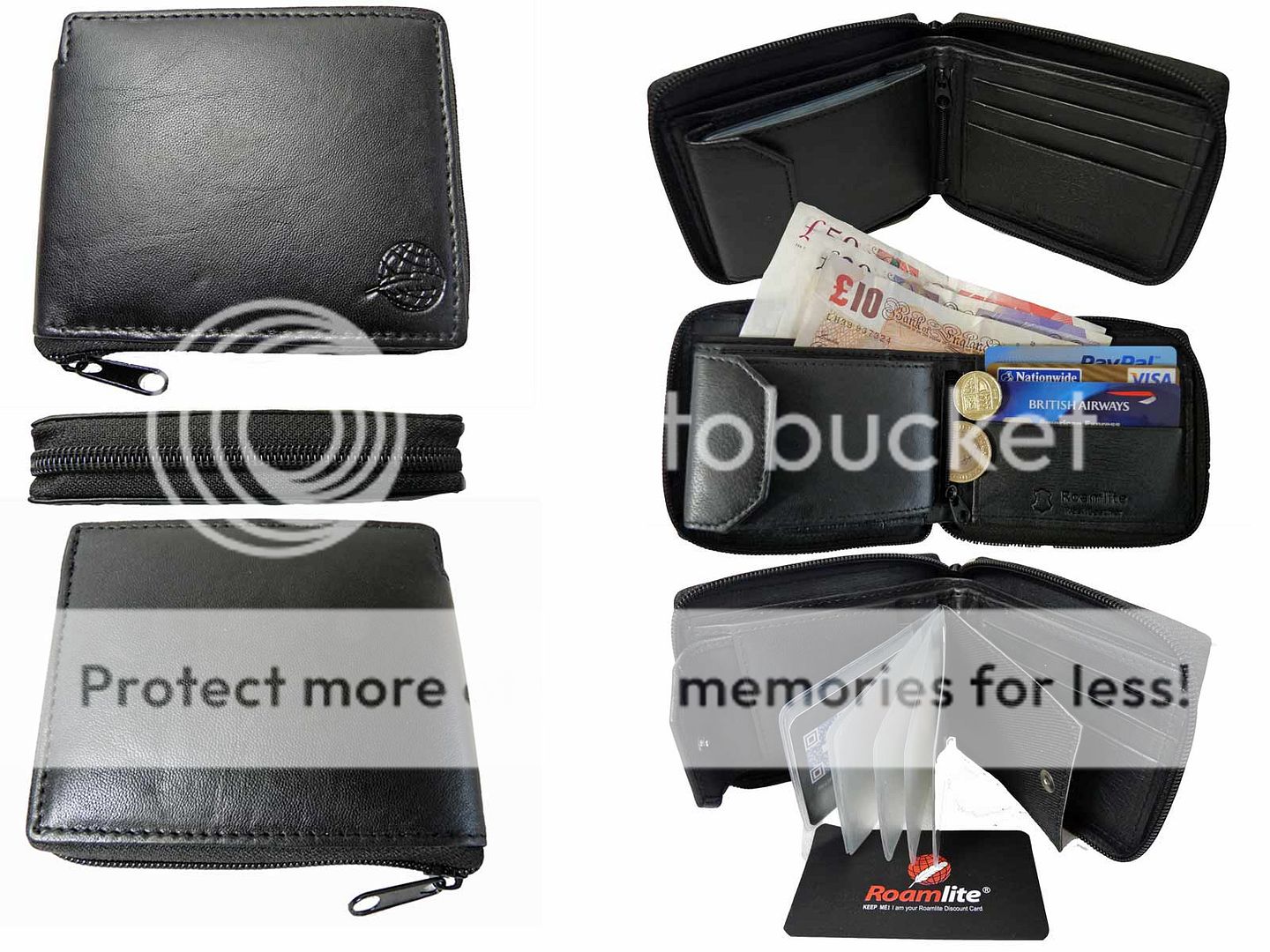 Mens Zip Around Wallet Designer